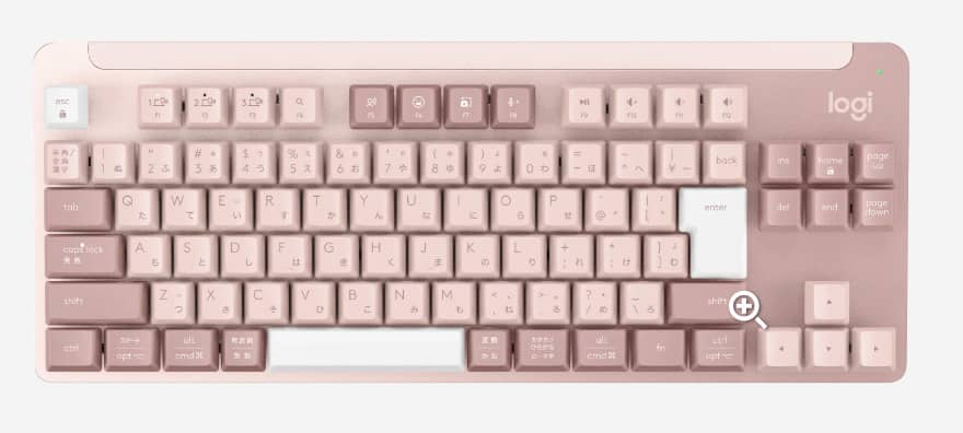 ロジクールSignature K855ワイヤレスキーボードレビュー!4色から選べる破格のメカニカルキーボード 15 K855RO