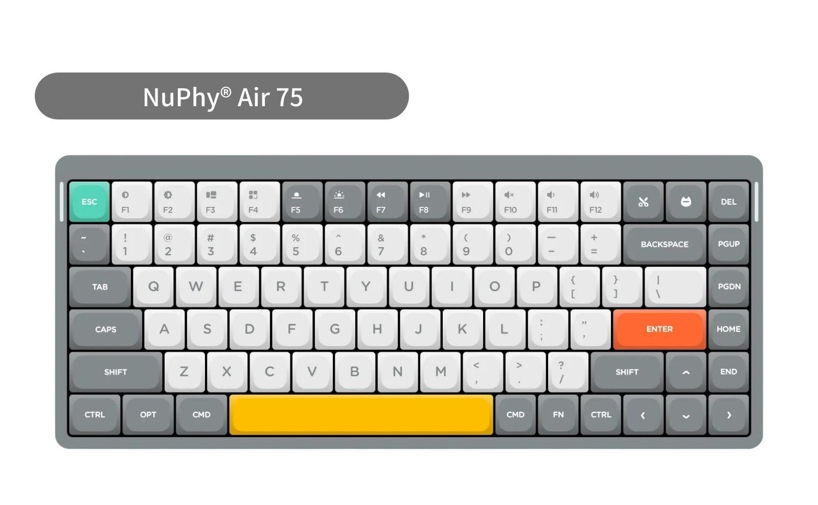 Nuphy air 75 keyboard キーボード umbandung.ac.id