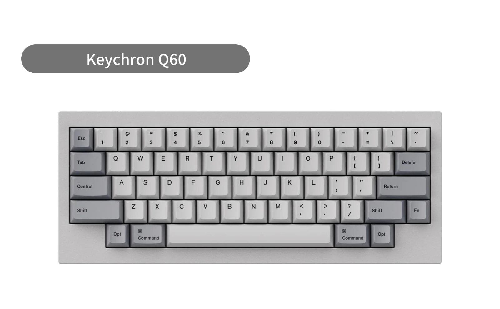 Keychron Q60 QMK Custom Mechanical Keyboard - GreenKeys(グリーン