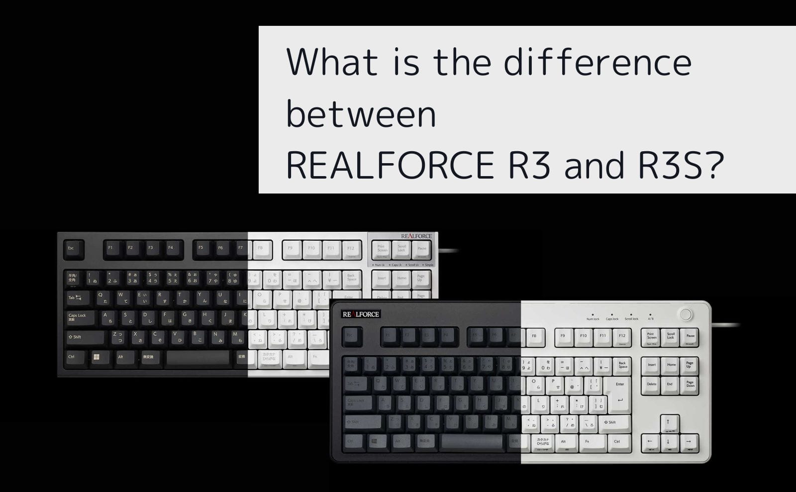 年間ランキング6年連続受賞 REALFORCE R3 R3UC11 日本語配列 ブラック