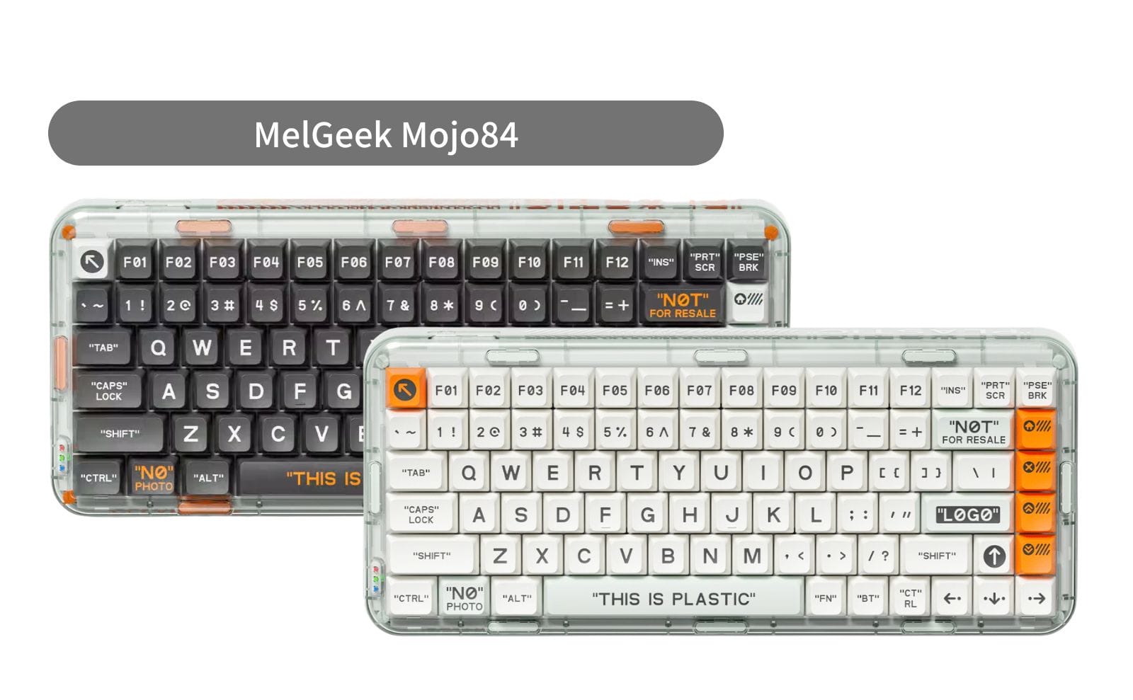 B品セール Melgeek MOJO84 Plastic Advanceメカニカルキーボード