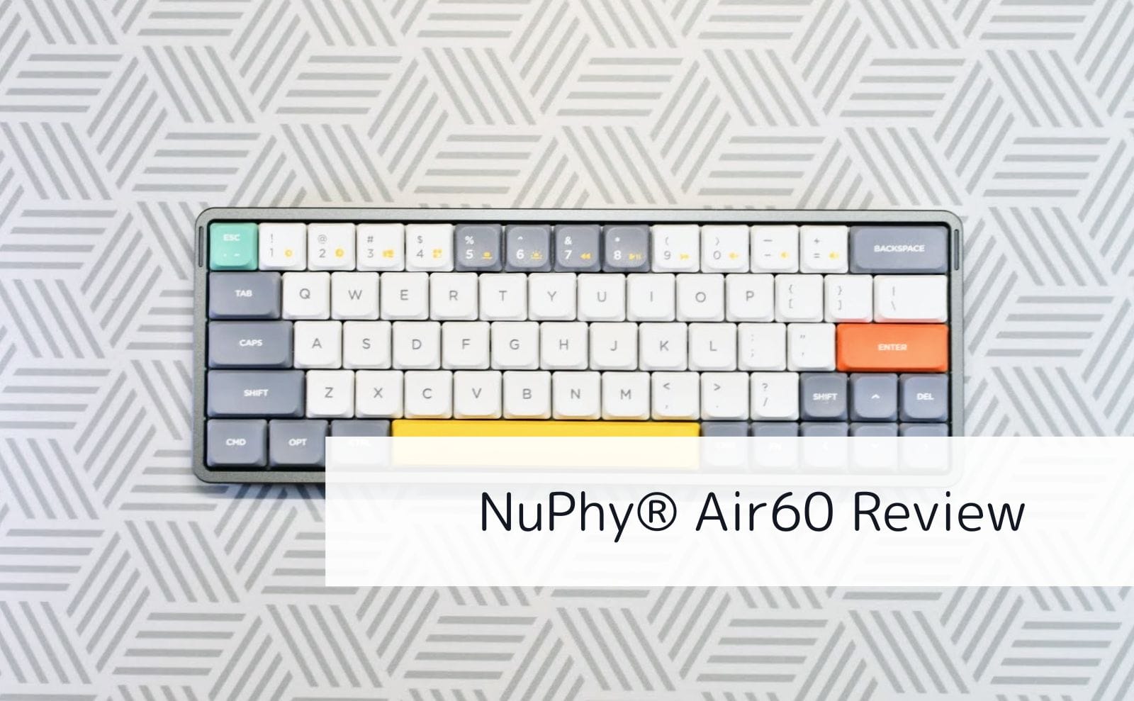 Nuphy Air60(赤軸) + キーボードケース 【T-ポイント5倍】 5040円引き