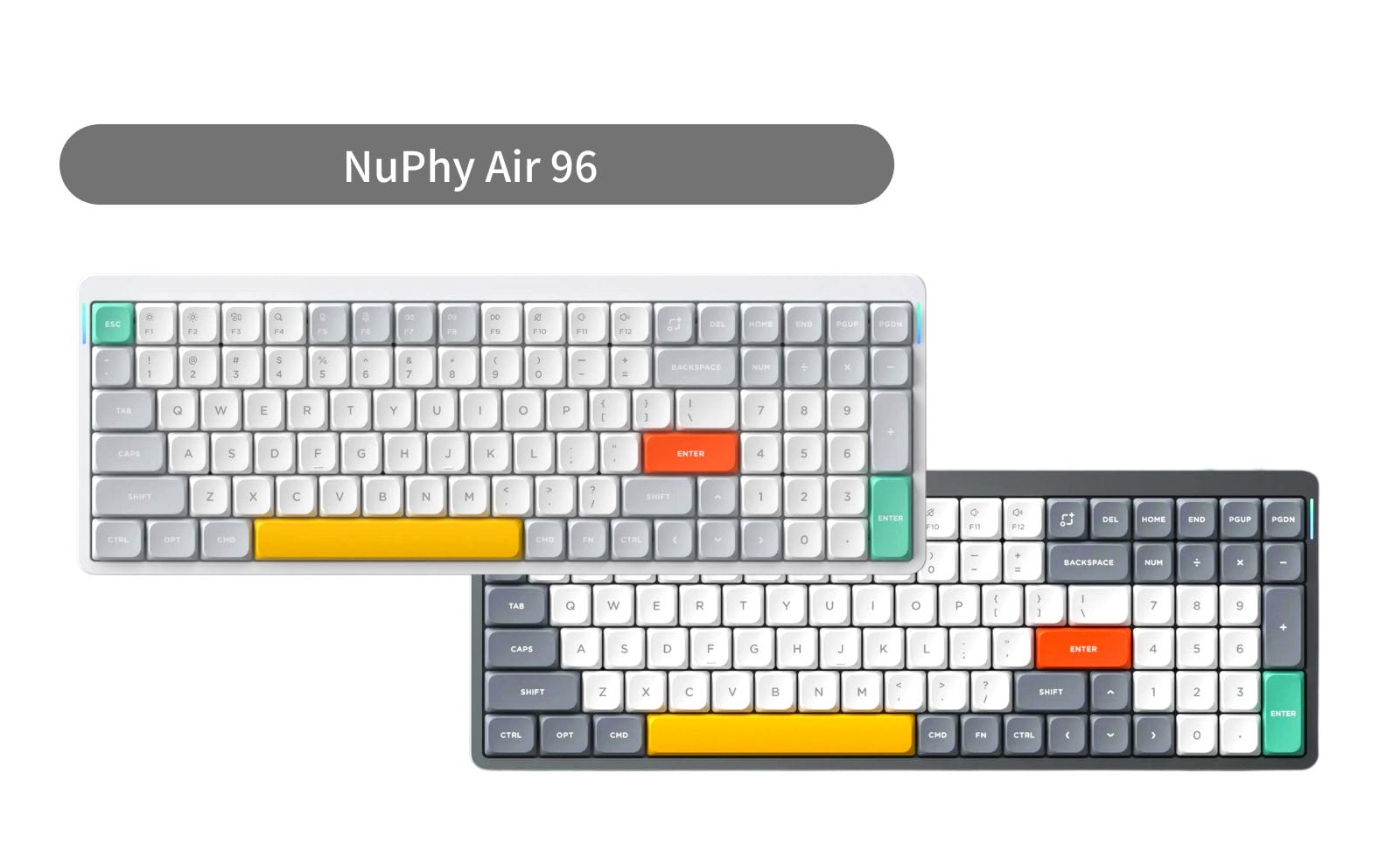 NuPhy Air96 Mechanical Keyboard ニューフィー - PC周辺機器