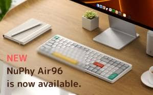 NuPhyとは?おしゃれなデザインで話題の新進気鋭のキーボードブランドについて紹介 56 NuPhy Air96 is available
