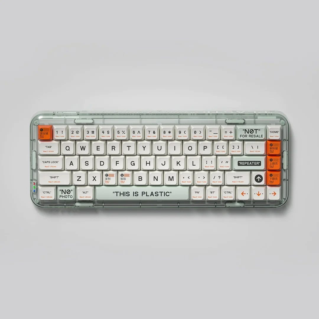 MelGeek MOJO84 Plastic キーボード Off-White-